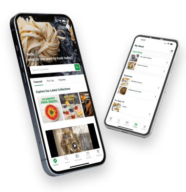 Cookidoo app on mobile: browse recipes, plan meals, build shopping lists