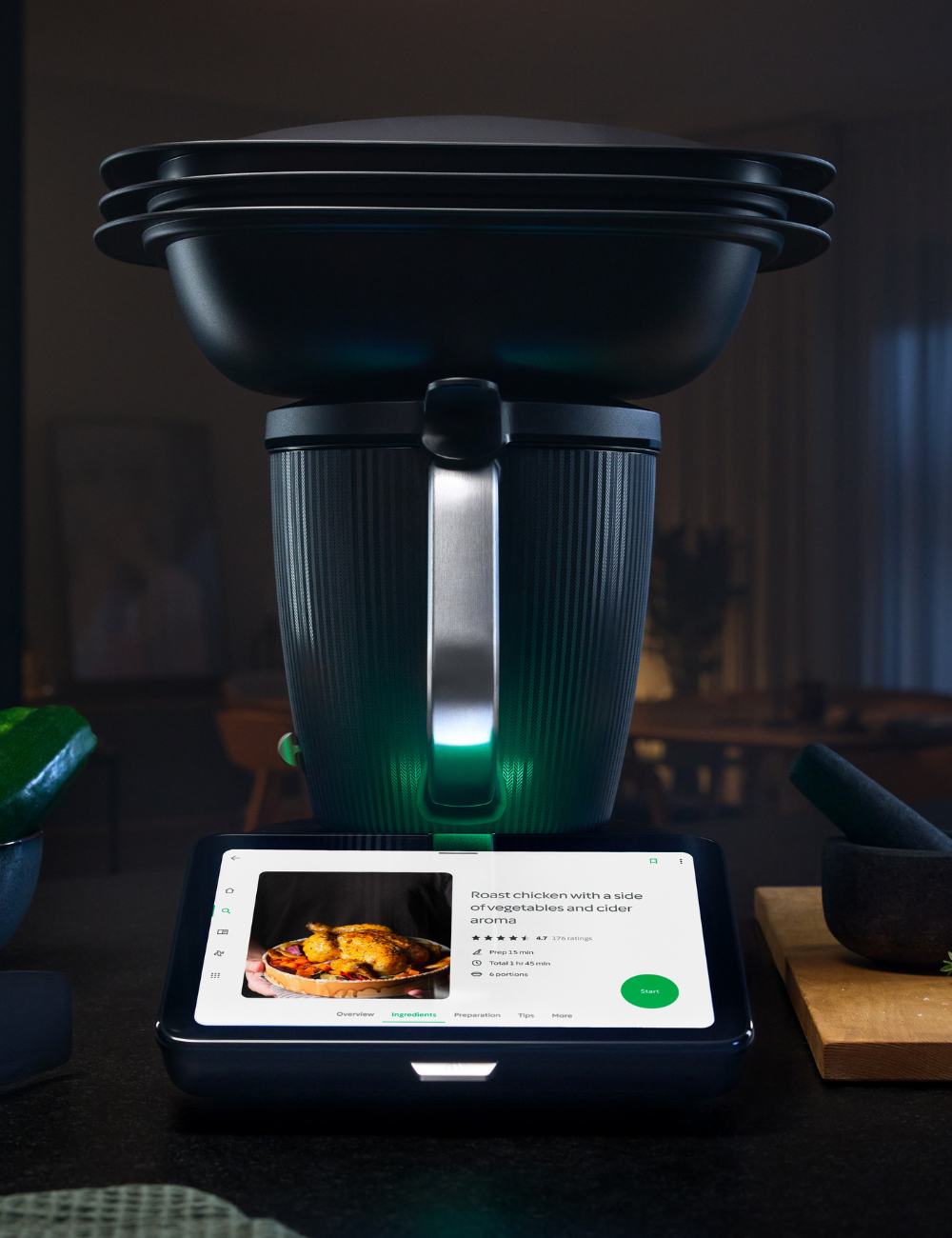 Thermomix TM7 angled view showing the new design