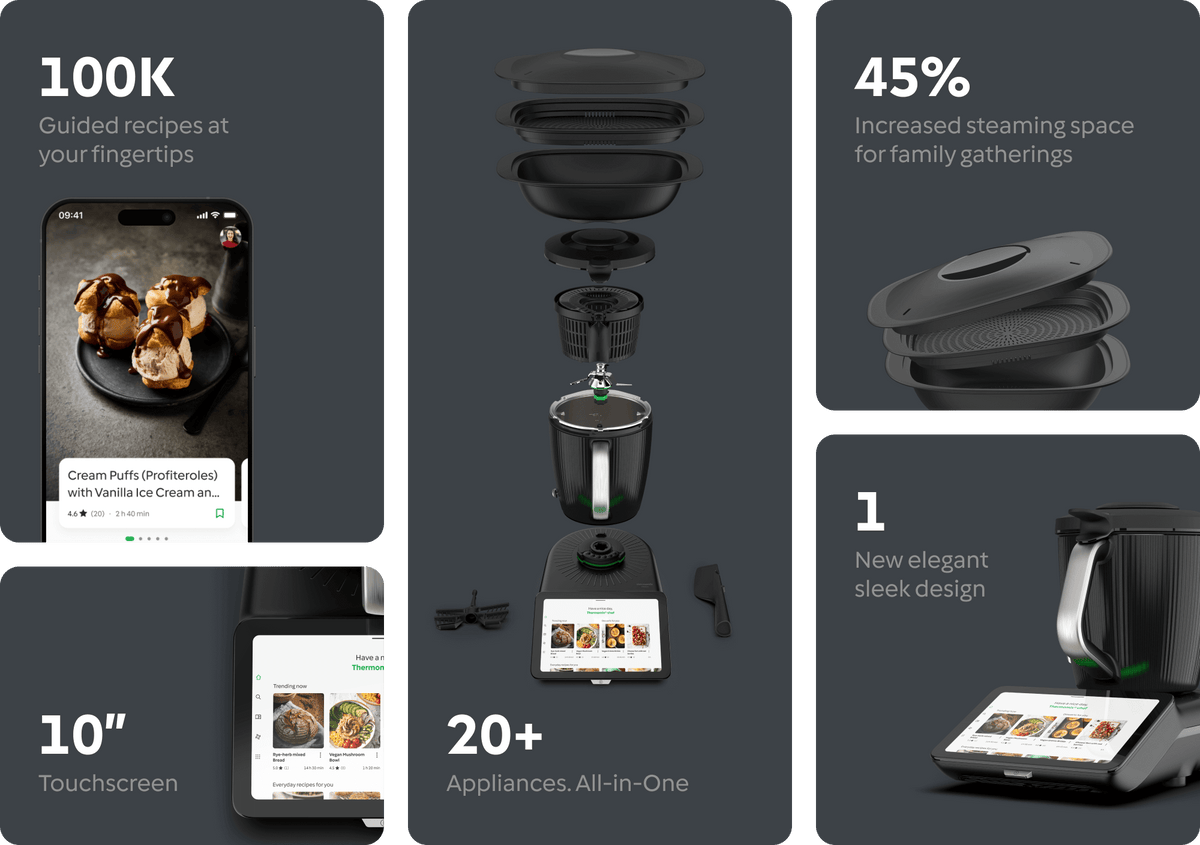 Thermomix TM7 feature highlights comparison